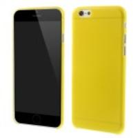 For iPhone 6 4.7 inch Ultrathin 0.7mm Matte Plastic Case - Yellow