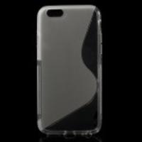 For iPhone 6 4.7 inch S Line TPU Case Cover - Transparent