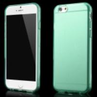 Durable Glossy TPU Gel Case Shell for iPhone 6 4.7 - Cyan