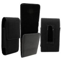 Black Luxe Leather Holster Case for iPhone 4,iPhone 3G,iPhone 3GS,HTC Desire (G7)