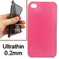 0.2mm Colorful Ultrathin Matte Soft Case for iPhone 4;Yellow