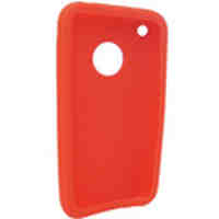 Fingerprint Silicone Case Cover for iPhone 3GS/3G;Orange