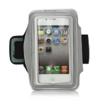 Gym Running Sport Armband Case for iPhone 4 4S - Silver