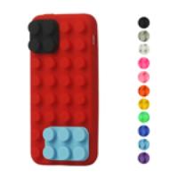 Flexible Building Block Silicone Cover Case for iPhone 5