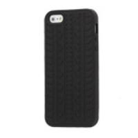 Tyre Silicone Case Cover for iPhone 5 5s - Black