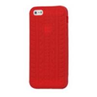 Tyre Silicone Case Cover for iPhone 5 5s - Red