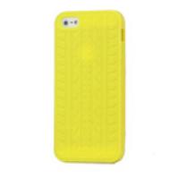 Tyre Silicone Case Cover for iPhone 5 5s - Yellow