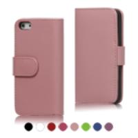 PU Leather Folding Wallet Credit Card Case for iPhone 5 5s