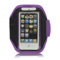 Sport Armband Jogging Workout Case Cover Protector for iPhone 5 - Purple