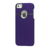 Rubberized Hard Plastic Case Cover for iPhone 5 5s 5s - Purple