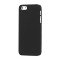 Rubberized Matte Hard Back Case for iPhone 5 5s - Black