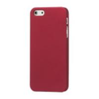 Rubberized Matte Hard Back Case for iPhone 5 5s - Red