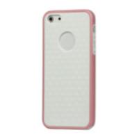 Slim Hexagon TPU Case Cover for iPhone 5 5s - Pink