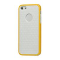 Slim Hexagon TPU Case Cover for iPhone 5 5s - Yellow