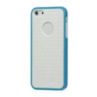 Slim Hexagon TPU Case Cover for iPhone 5 5s - Blue