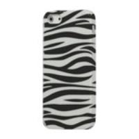 Zebra Skin Gel TPU Case Cover for iPhone 5 5s