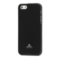 Mercury Flash Powder TPU Case Cover for iPhone 5 5s - Black