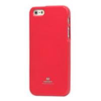 Mercury Flash Powder for iPhone 5 5s TPU Case Cover - Red