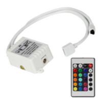 24 Button Wireless RGB LED Light Controller IR Remote